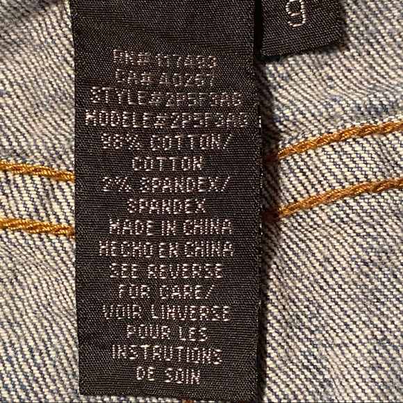 Rampage Denim Blue Jean Skirt - Picture 12 of 13